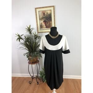 Dressbarn Women's Dress Size M Colorblock Whimsicore Fairy Grunge Y2K